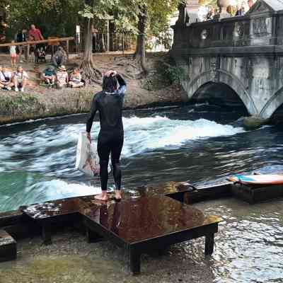 Photo de Vague de surfeurs 