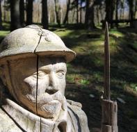 Sculpture dans Fleury devant Douaumont