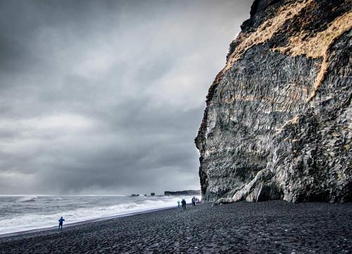 Plage de vik (Islande) 